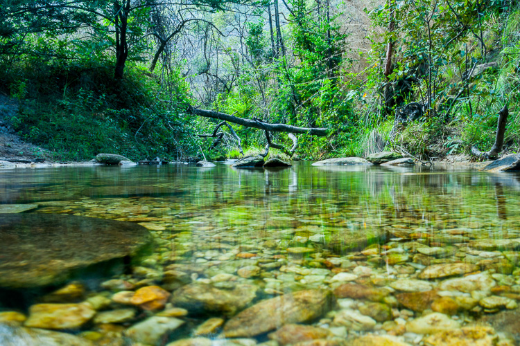 Os rios do Parque Nacional da Serra do Cipó são uma boa opção para quem quer sossego. Foto: Guilherme Haruo